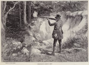 Sir Francis Chantrey egy lövéssel megölt két erdei kakast vadászat közben a norfolki Holkham Hallban (litho)