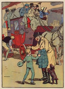 Dédnagyapám postakocsin utazott (színes litográfia) alkotó: Frank Adams
