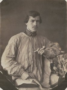 Művész vagy Pipe-asszisztens, 1853-1857. alkotó: Frank Chauvassaignes