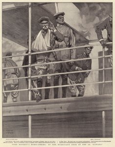 Lord Roberts hazatérése, az SS Canada hurrikán fedélzetén alkotó: Frank Craig