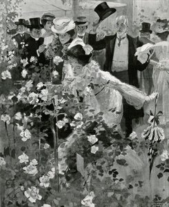 A Királyi Kertészeti Társaság bemutatója a Temple Gardensben alkotó: Frank Craig