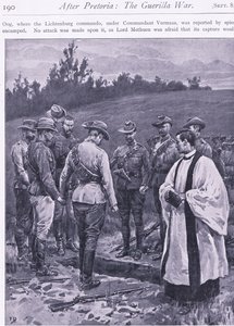 Bosszúeskü, illusztráció az After Pretoria: A gerillaháborúból, 1902