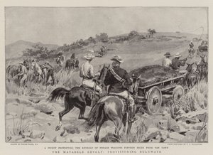 A Matabele Revolt, Bulawayo ellátása