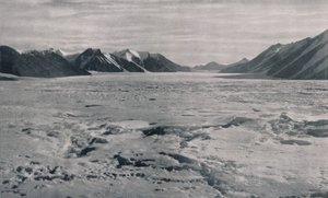 Teljesen jéggel teli Outlet Glacier Valley, 1911, 1913 alkotó: Frank Debenham