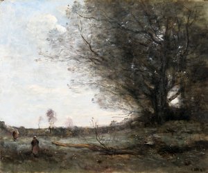 A Surrey táj (olaj, vászon) alkotó: Frank Dicksee