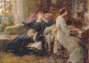 Memories, c.1886 (watercolor on paper) alkotó: Frank Dicksee
