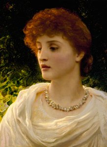 "Sylvia" Egy fiatal nő portréja az angol viktoriánus polgárságból. Frank Dicksee (1853-1928) festménye Magántulajdon. alkotó: Frank Dicksee
