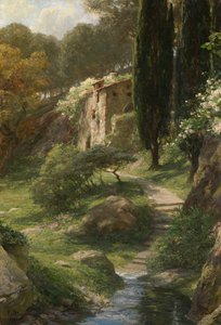 The Old Mill at La Mortola (Oil on panel)   1324509   hu       hungarian Successfully Translated  Original: Young Man Walks in as Two Courtesans Read Love Letter Translat: Young Man Walks in as Two Courtesans Read Love Letter 1291933 hu hungarian Successfu