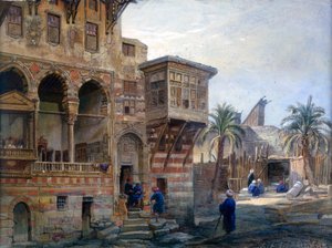 Mameluke Radnau Bey háza, Kairó, 1870