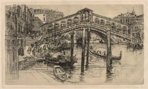 A Rialto, Velence alkotó: Frank Duveneck