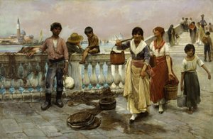 Vízszállítók, Velence alkotó: Frank Duveneck