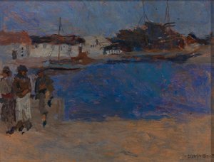 Cherbourg környéki partvidék alkotó: Frank Edwin Scott