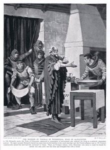 Thomas Woodstock, Gloucester hercegének meggyilkolása 1920-as évek, 1336.