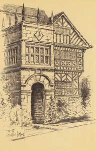 Hall-i-th-Wood, Bolton-le-Moors (litográfia)