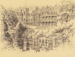 Knowsley Hall (litográfia)