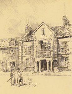 Ribchester, egy ősi fogadó (litográfia)