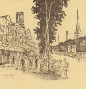 Southport, Lord Street (litográfia)