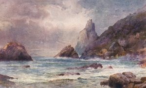 Új-Zéland: Bream Head, Whangarei Heads (színes litográfia)