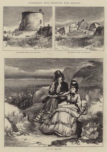 Kísérletek Gun-Cottonnal Hastings közelében alkotó: Frank Holl