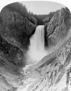 Great Falls of the Yellowstone, 360 láb, 1883 körül (f/w fotó)