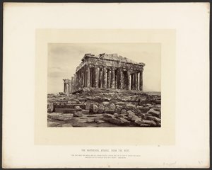 A Parthenon, Athén, nyugatról