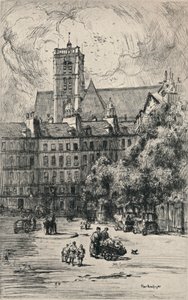 Place Baudoyer, 1915 alkotó: Frank Milton Armington