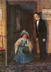 Miss Mowcher (színes litográfia) alkotó: Frank Reynolds