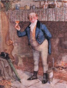 Mr Pickwick (Pickwick Papers) (színes litográfia) alkotó: Frank Reynolds