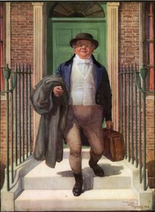 Mr. Pickwick (színes litográfia) alkotó: Frank Reynolds