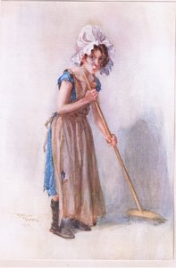 A márkinő, 1920 körüli (színes litográfia) alkotó: Frank Reynolds