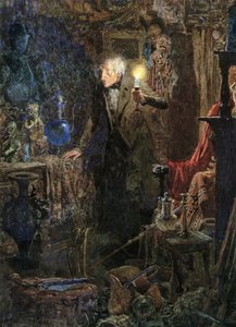 The Old Curiosity Shop (színes litográfia) alkotó: Frank Reynolds
