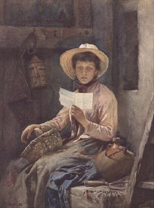 A szerelmes levél, 1886 (wc)