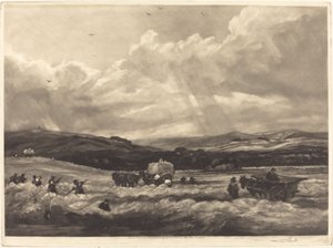 Hayfield Yorkshire-ben, 1904. alkotó: Frank Short