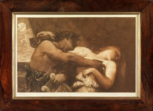 Orpheus és Eurydice (mezzotinta)