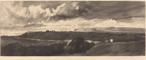 Egy Yorkshire Road alkotó: Frank Short, after Peter De Wint