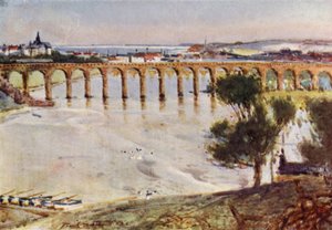 Berwick-on-Tweed (színes litó) alkotó: Frank Southgate