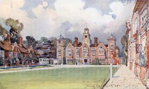 Blickling Hall (színes litográfia)