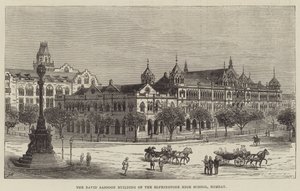 Az Elphinstone Gimnázium David Sassoon épülete, Bombay alkotó: Frank Watkins