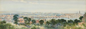 Berwick on Tweed (akvarell) alkotó: Frank Watson Wood