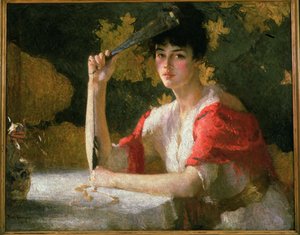 Piros és arany alkotó: Frank Weston Benson