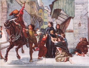 A megkönnyebbülés hírét hozták Firenzébe, illusztráció a "Hutchinson