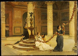 A fesztivál reggele – Közép-Olaszország, 1876