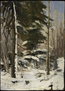 Az erdő széle, 1914 körül