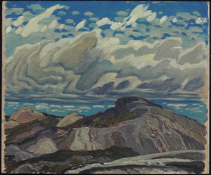 október, Cranberry Hills, 1943 (olaj rétegelt lemezre)