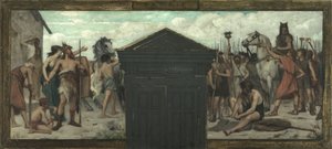A 15. kerületi városháza vázlata: La Patrie, 1883 és 1884 között (olaj, vászon)