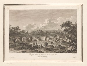 Kilátás a Campo Bello-i kőbányára, Selinunte-ban Vuë díj dans les Carrieres de Campo bello près de Selinunte (cím a tárgyon) alkotó: François Allix