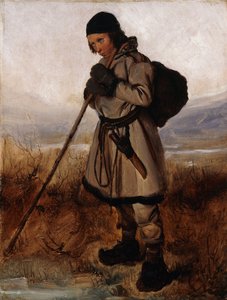 egy lappföldi, alkotó: François Auguste Biard