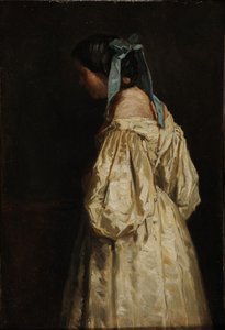Nő fehérben alkotó: François Bonvin