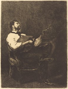 Gitáros alkotó: François Bonvin