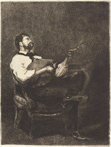 Gitáros alkotó: François Bonvin
